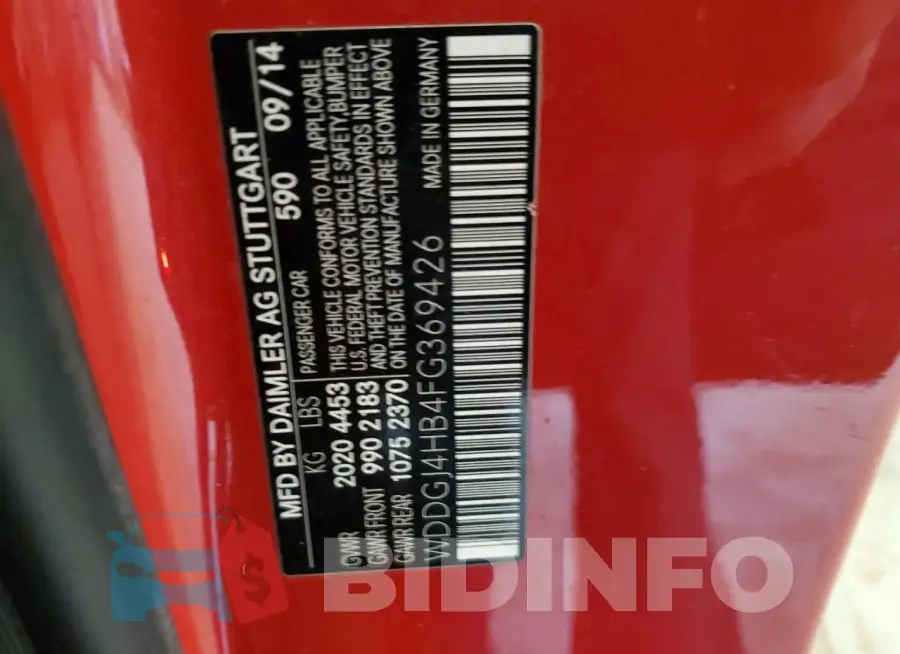 WDDGJ4HB4FG369426 Photo# 12