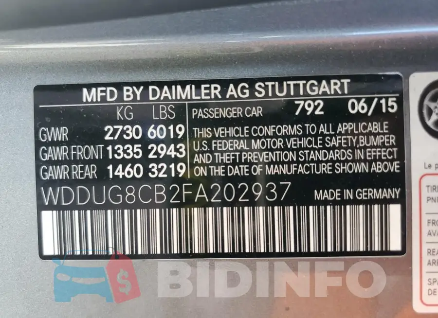 WDDUG8CB2FA202937 Photo# 12