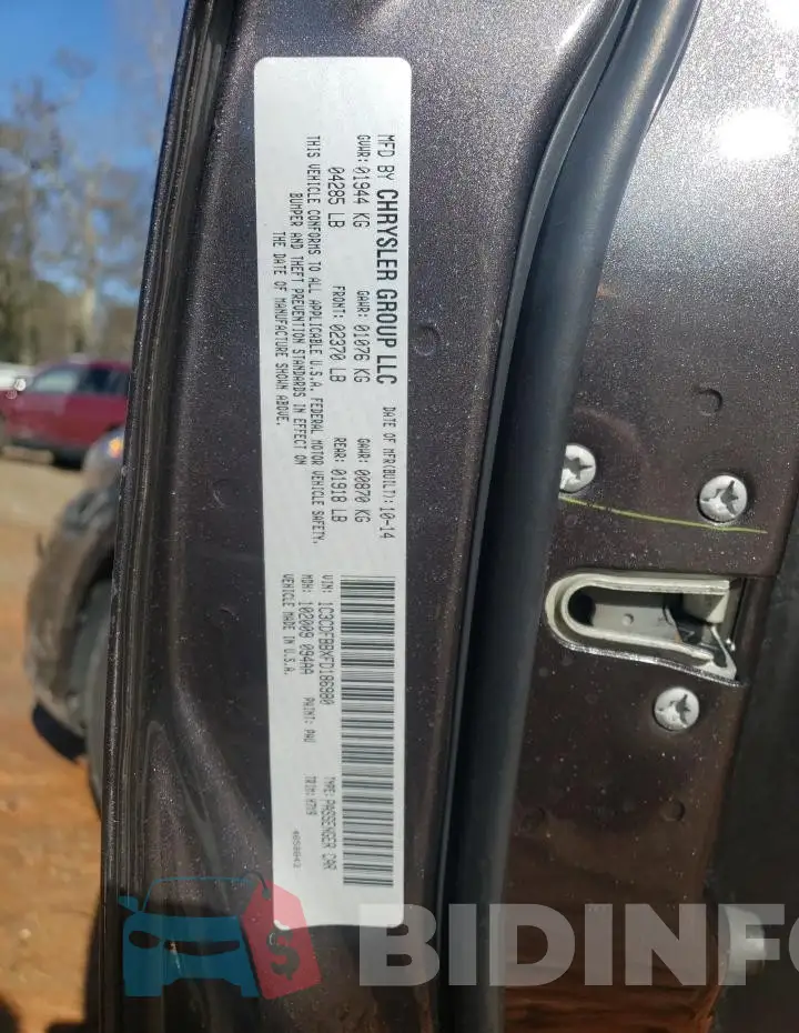 1C3CDFBBXFD186980 Photo# 12