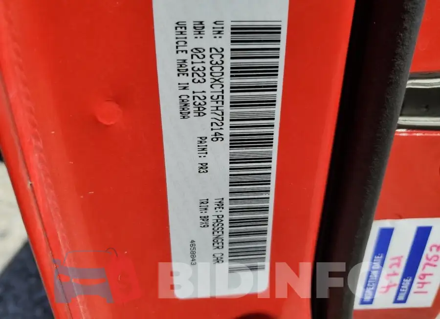 2C3CDXCT5FH772146 Photo# 13