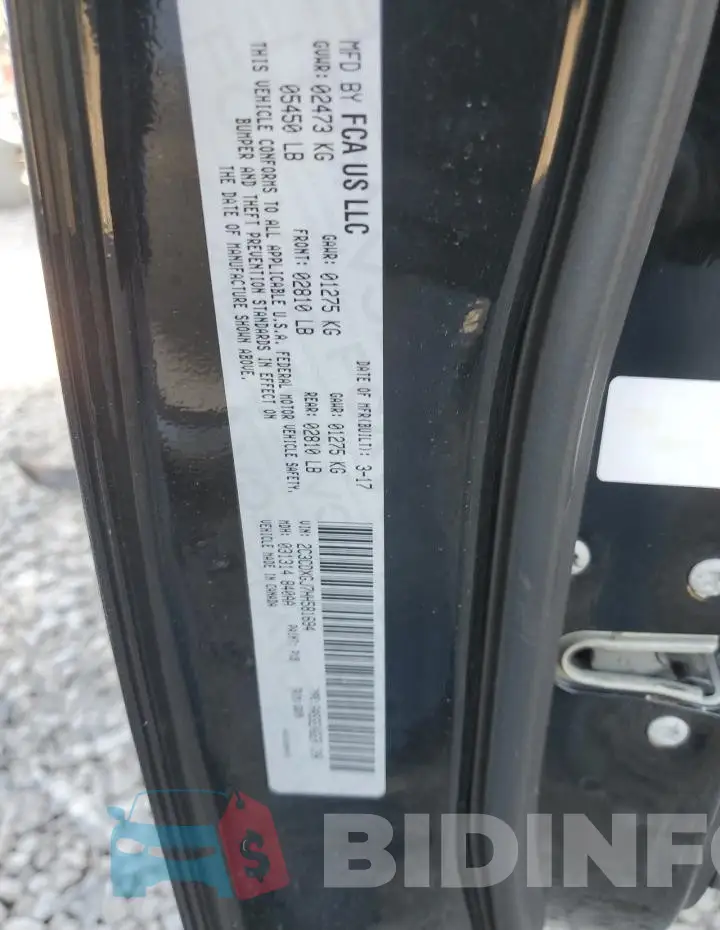 2C3CDXGJ7HH581694 Photo# 13