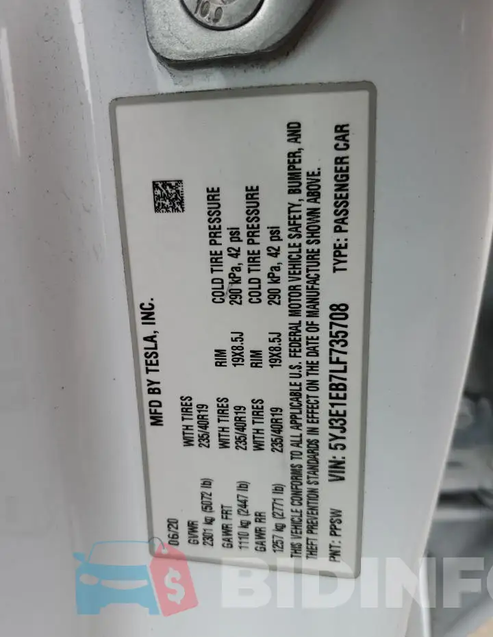 5YJ3E1EB7LF735708 Photo# 12