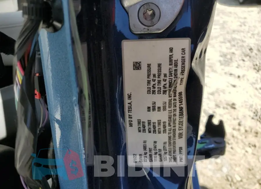 5YJ3E1EB8NF145598 Photo# 13