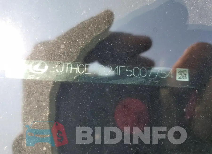 JTHCE1D24F5007754 Photo# 13