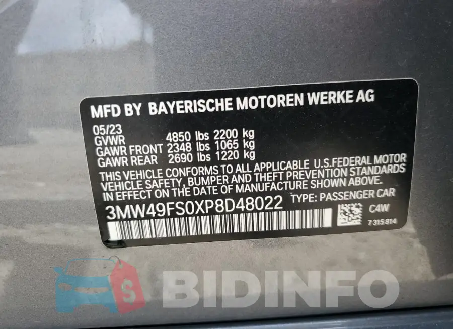 3MW49FS0XP8D48022 Photo# 13