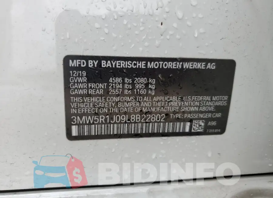 3MW5R1J09L8B22802 Photo# 12