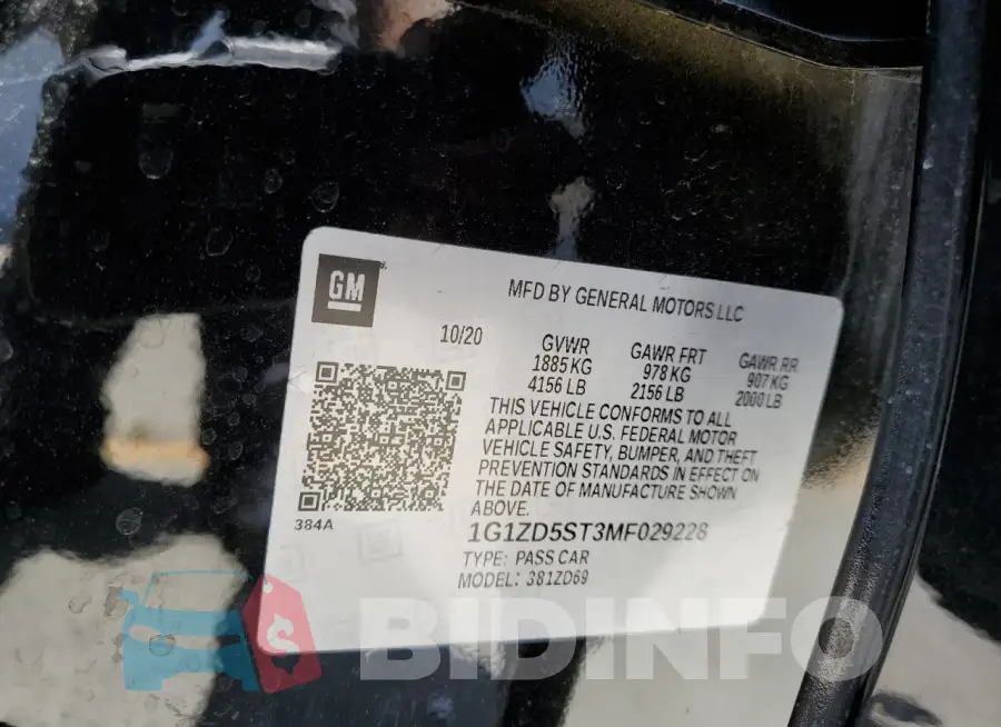 1G1ZD5ST3MF029228 Photo# 12