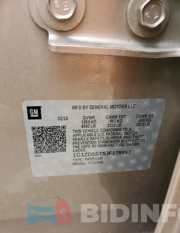 1G1ZD5ST5JF179997 Photo# 12