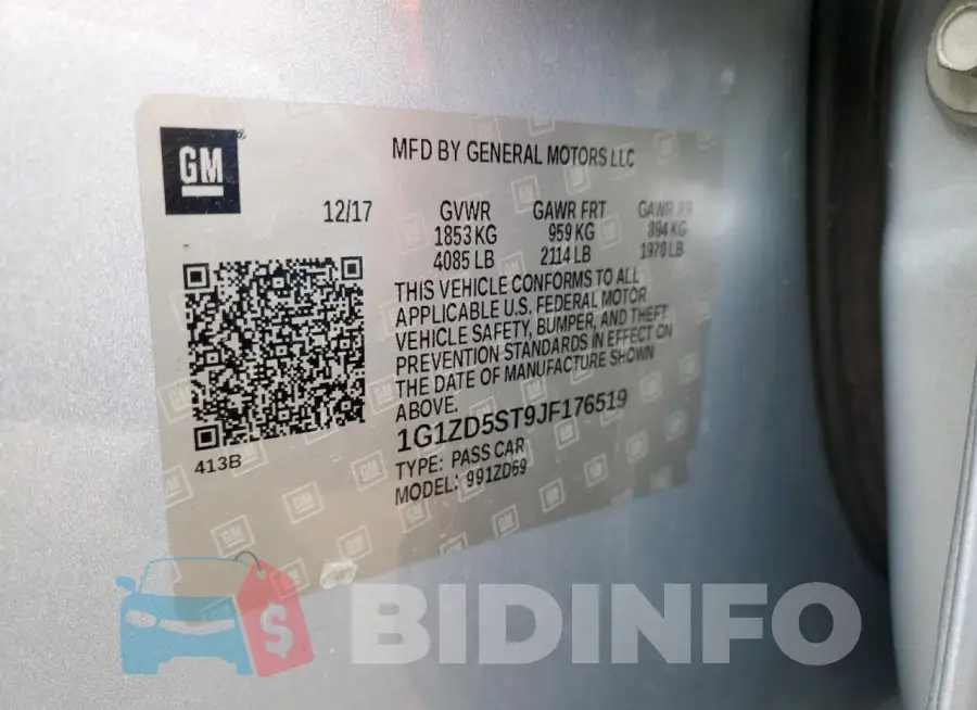 1G1ZD5ST9JF176519 Photo# 12