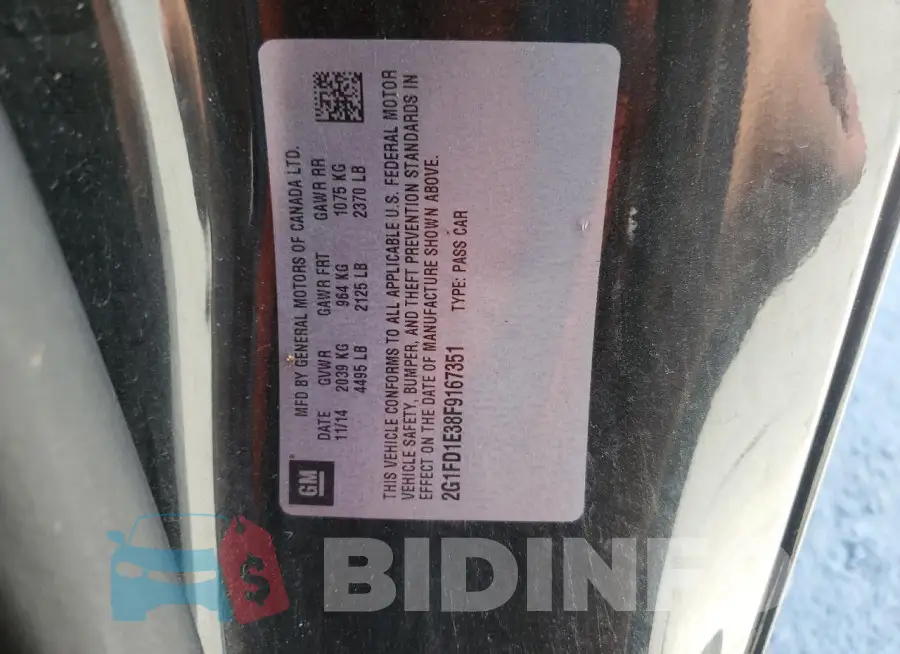 2G1FD1E38F9167351 Photo# 12