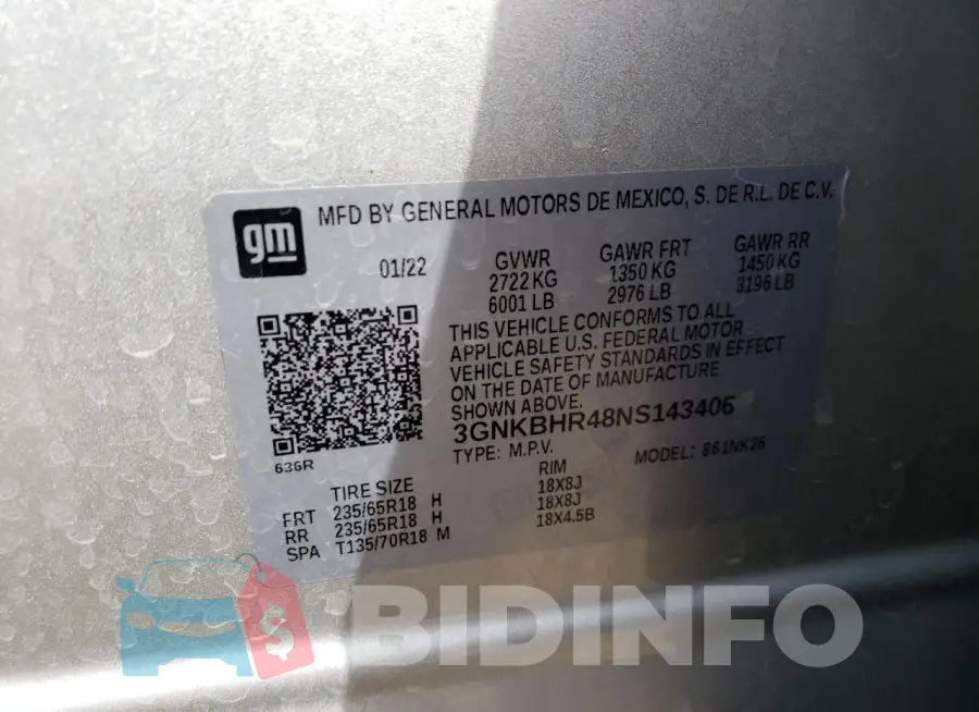 3GNKBHR48NS143406 Photo# 12