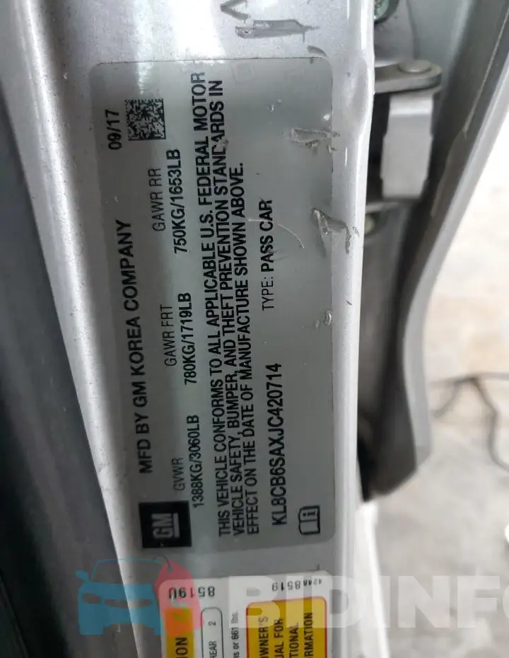 KL8CB6SAXJC420714 Photo# 12