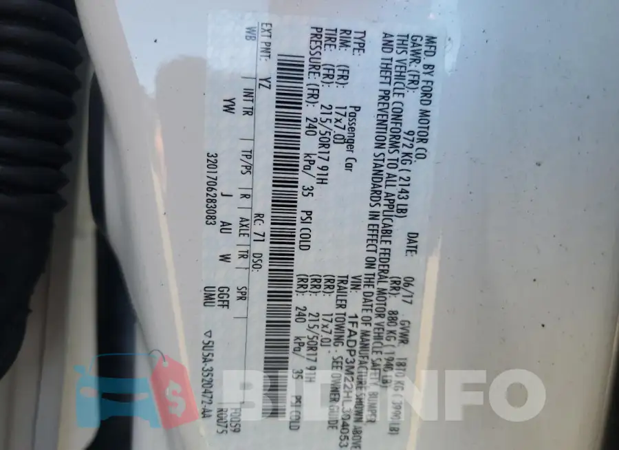 1FADP3M22HL304053 Photo# 12