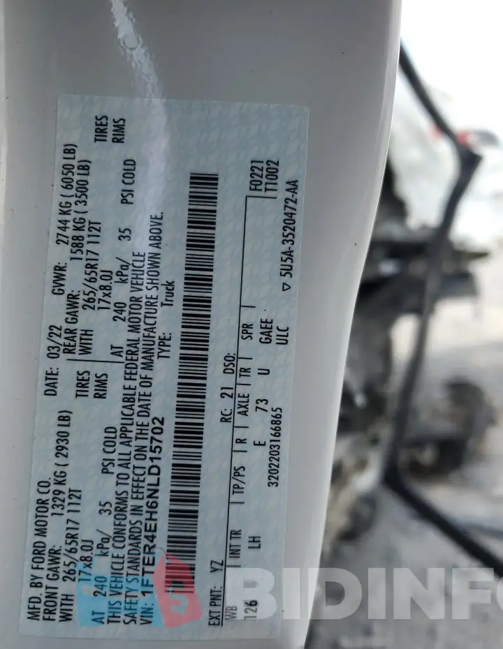 1FTER4EH6NLD15702 Photo# 12