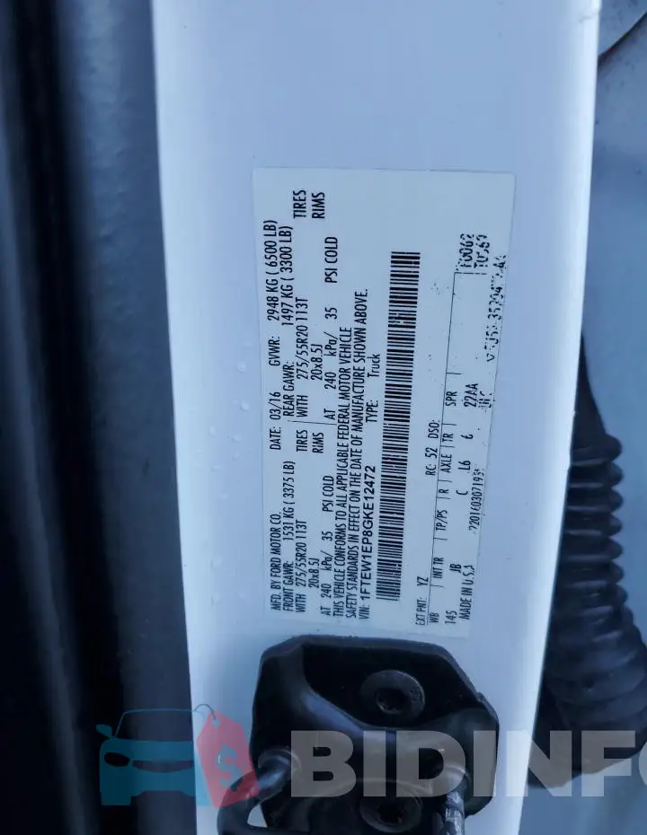 1FTEW1EP8GKE12472 Photo# 12