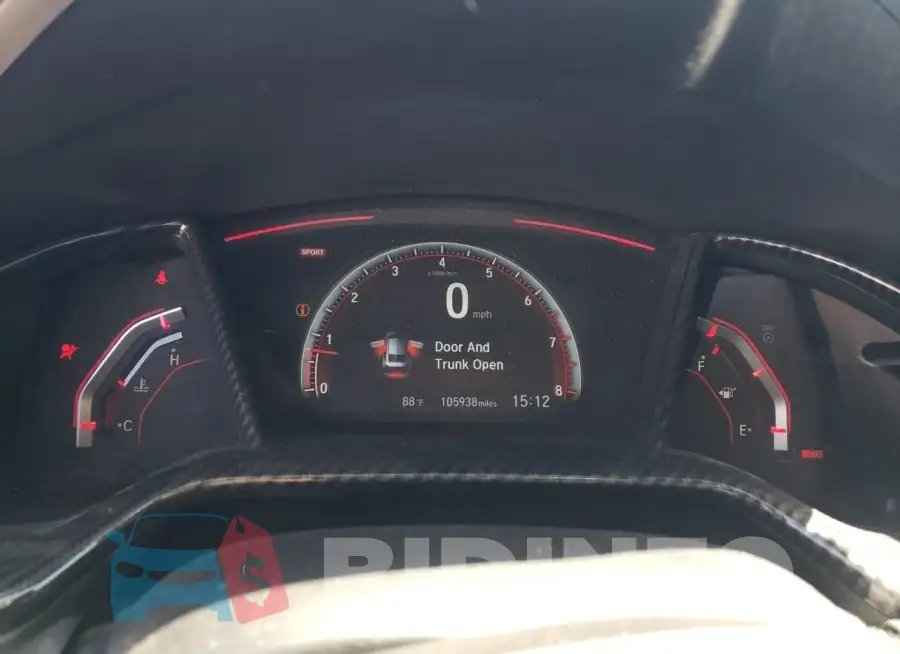 2HGFC3A50JH752745 Photo# 9