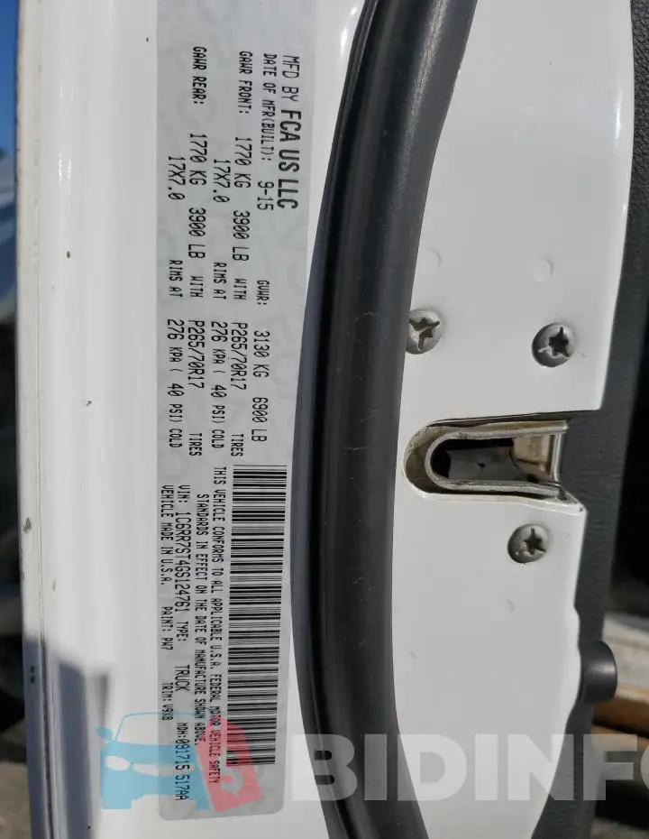 1C6RR7ST4GS124761 Photo# 13
