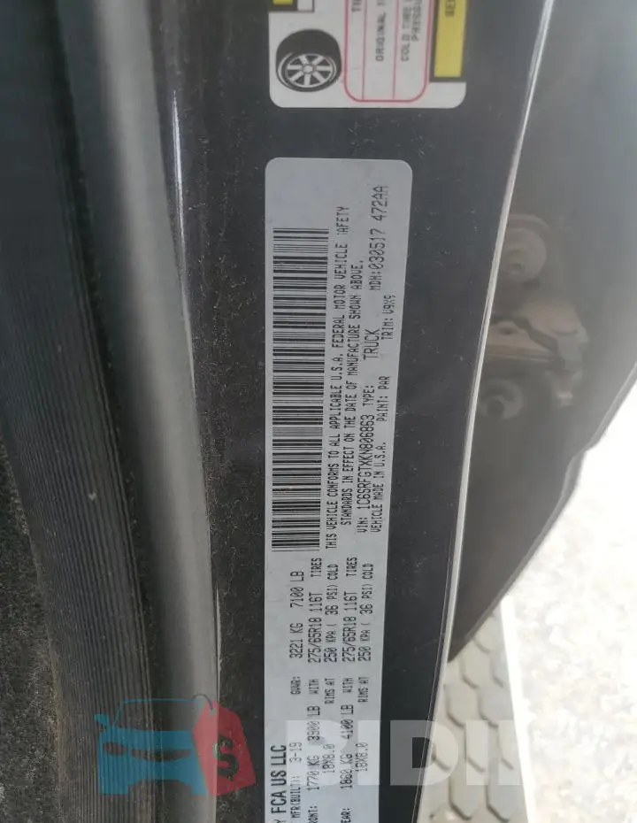 1C6SRFGTXKN806863 Photo# 12