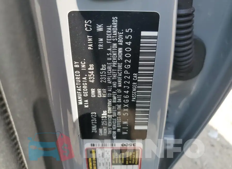 5XXG64J22PG200455 Photo# 13