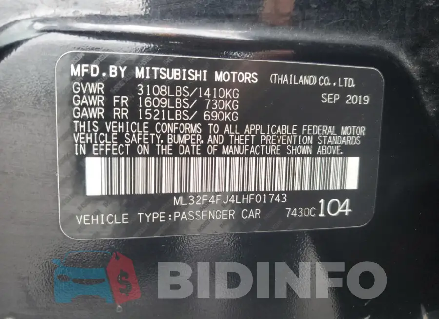 ML32F4FJ4LHF01743 Photo# 13