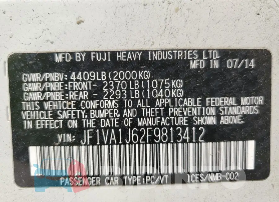 JF1VA1J62F9813412 Photo# 12