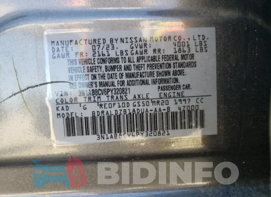 3N1AB8CV6PY320821 Photo# 12
