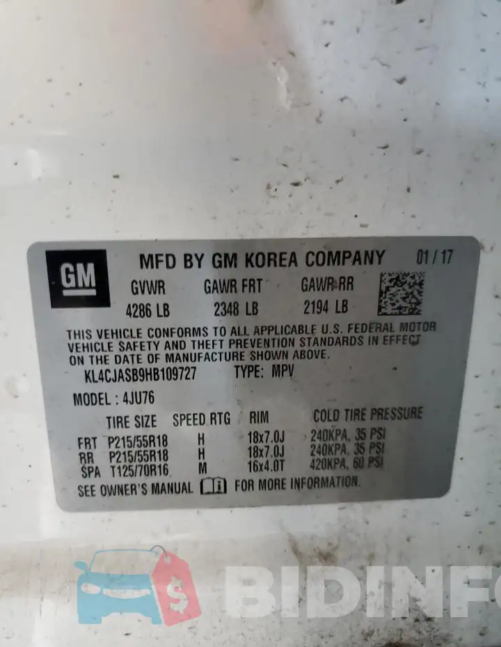KL4CJASB9HB109727 Photo# 12