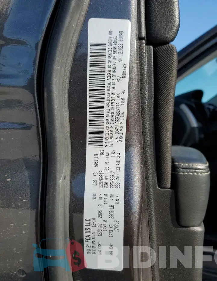 1C4PJLCB5FW627602 Photo# 14