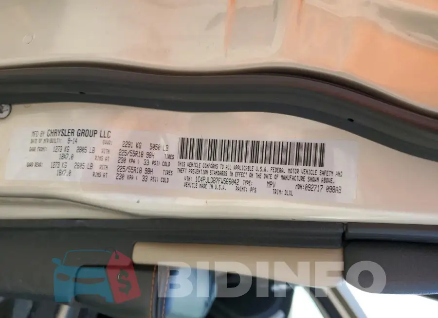 1C4PJLDB7FW566042 Photo# 13