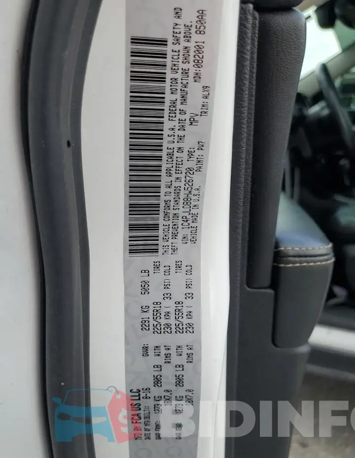 1C4PJLDB8HW526720 Photo# 13