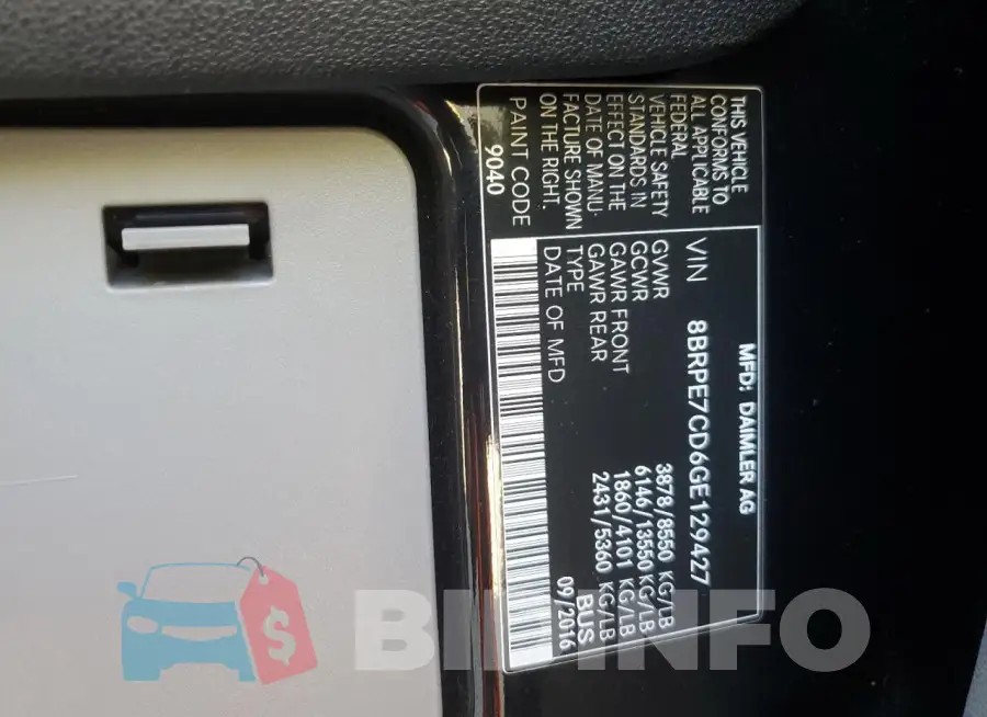 8BRPE7CD6GE129427 Photo# 13