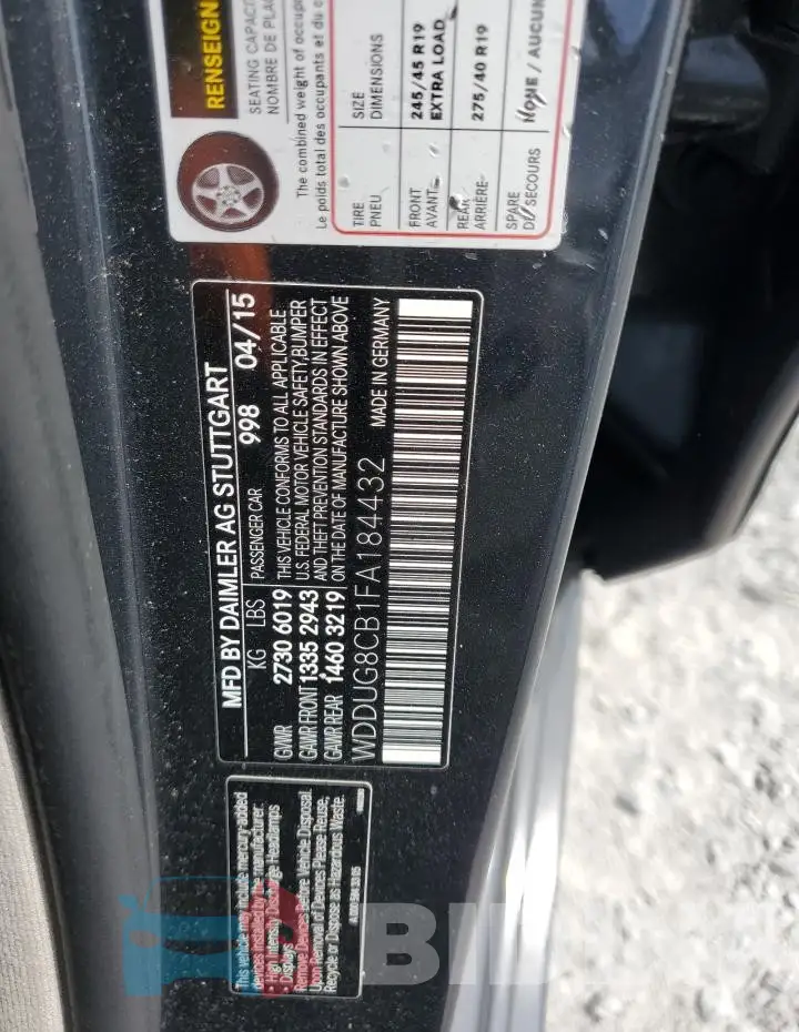 WDDUG8CB1FA184432 Photo# 12