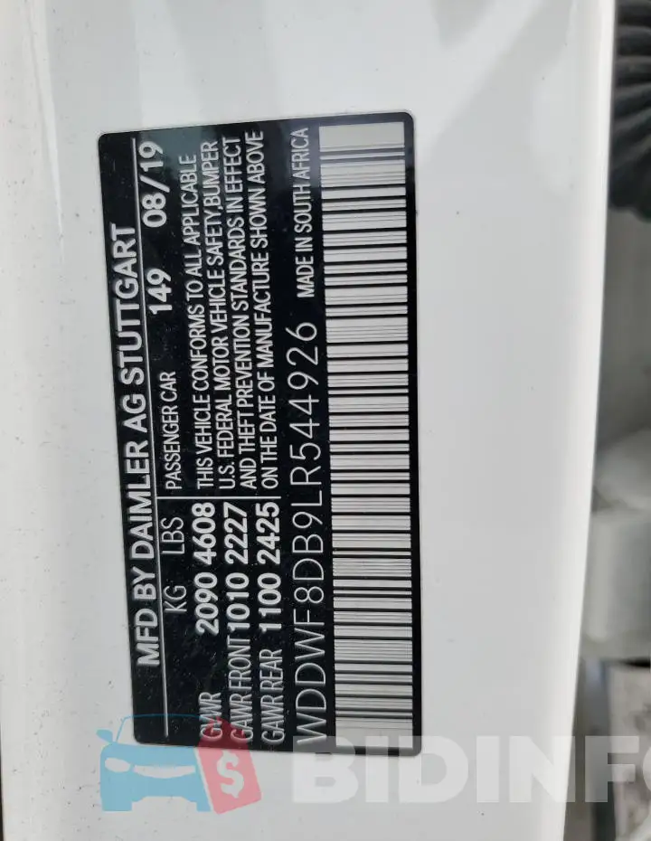 WDDWF8DB9LR544926 Photo# 12