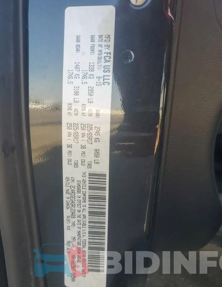 2C4RDGEG4GR123469 Photo# 13