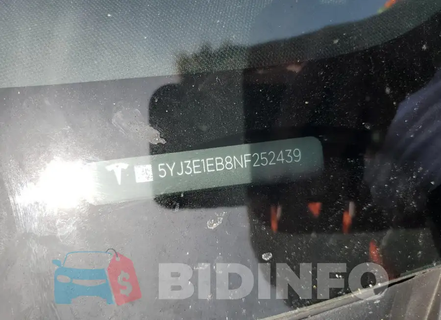 5YJ3E1EB8NF252439 Photo# 12