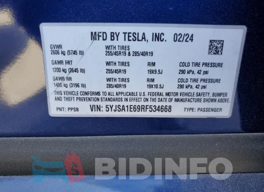 5YJSA1E69RF534668 Photo# 12