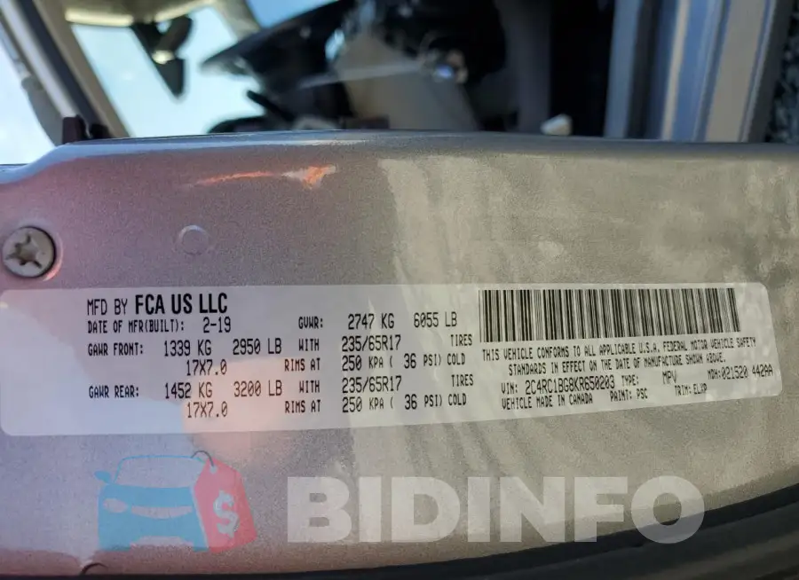 2C4RC1BG8KR650203 Photo# 14