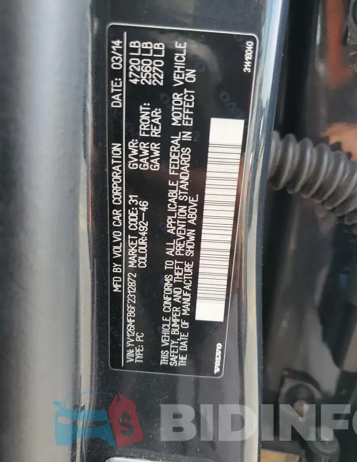 YV126MFB6F2312872 Photo# 12