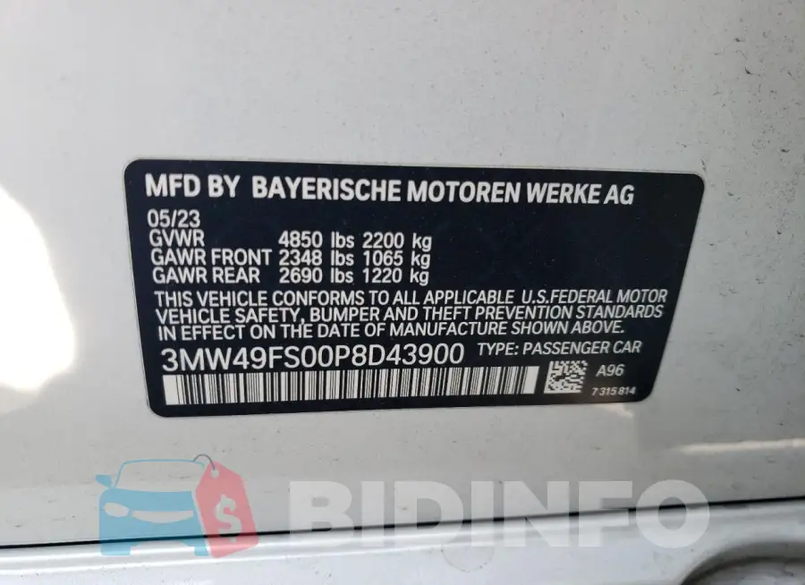 3MW49FS00P8D43900 Photo# 12