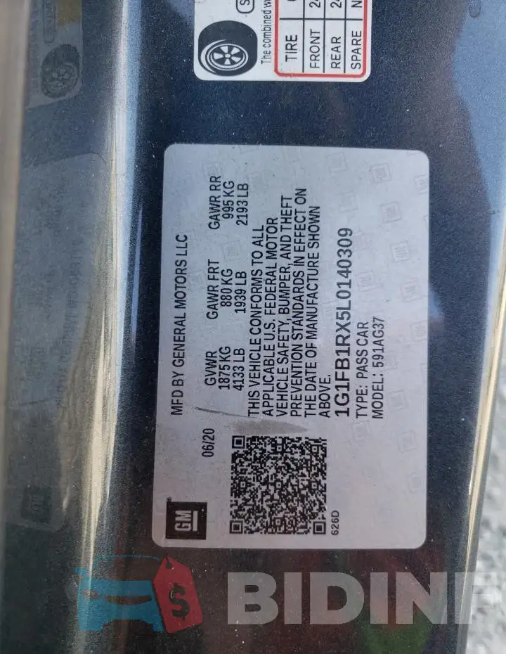 1G1FB1RX5L0140309 Photo# 13