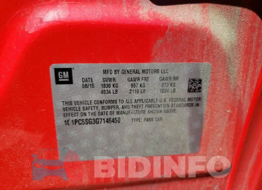 1G1PC5SG3G7146450 Photo# 13