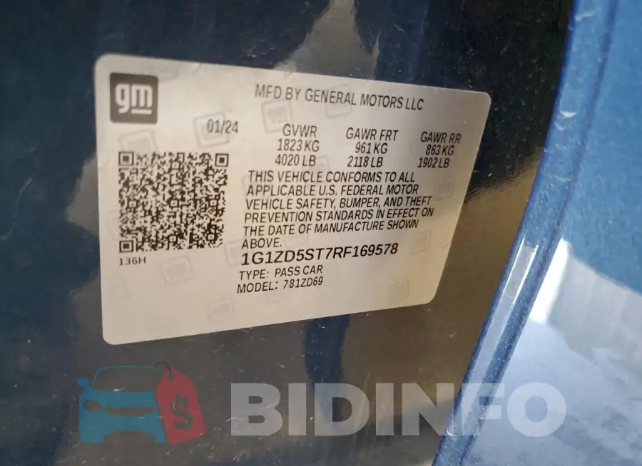 1G1ZD5ST7RF169578 Photo# 12