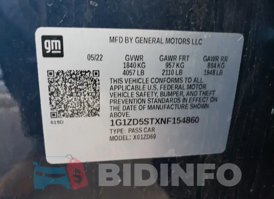 1G1ZD5STXNF154860 Photo# 12