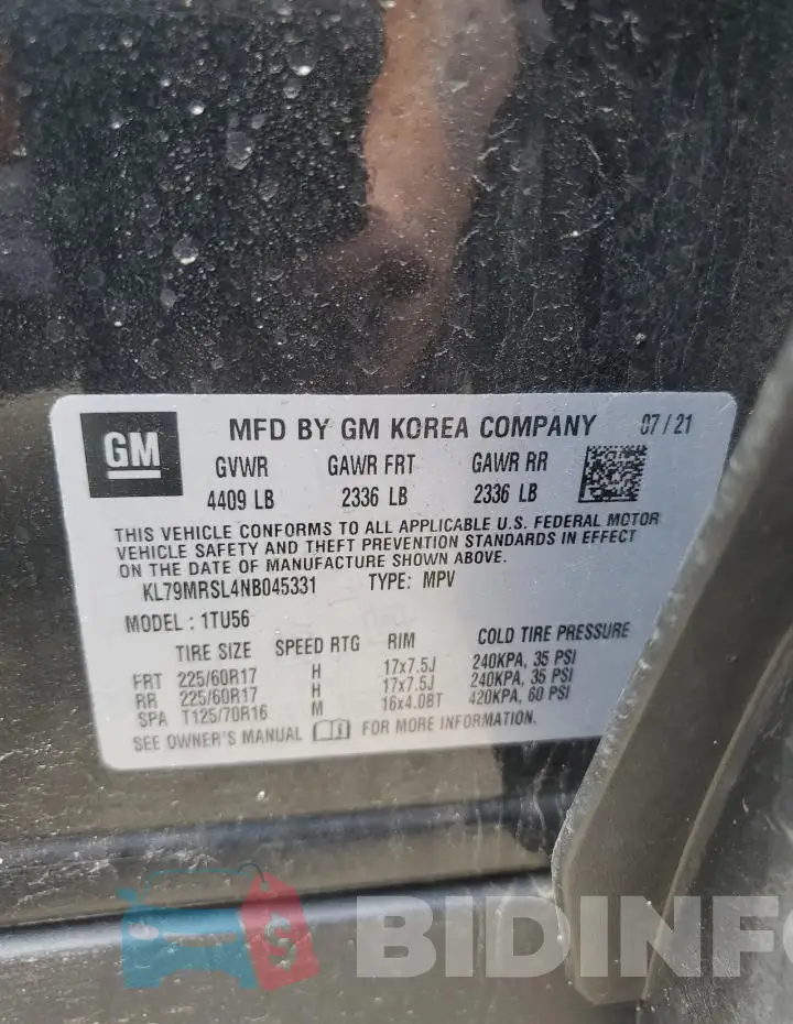 KL79MRSL4NB045331 Photo# 13