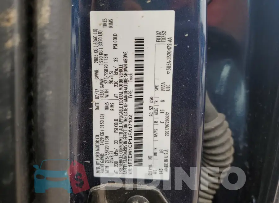 1FTEW1CP1JFA17102 Photo# 12