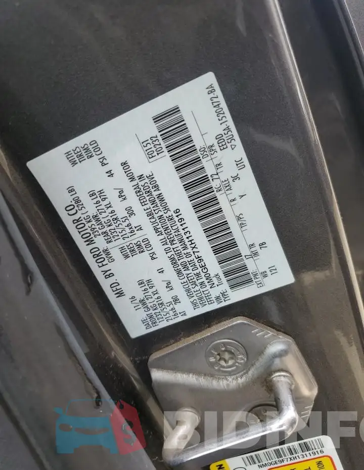 NM0GE9F7XH1311916 Photo# 14