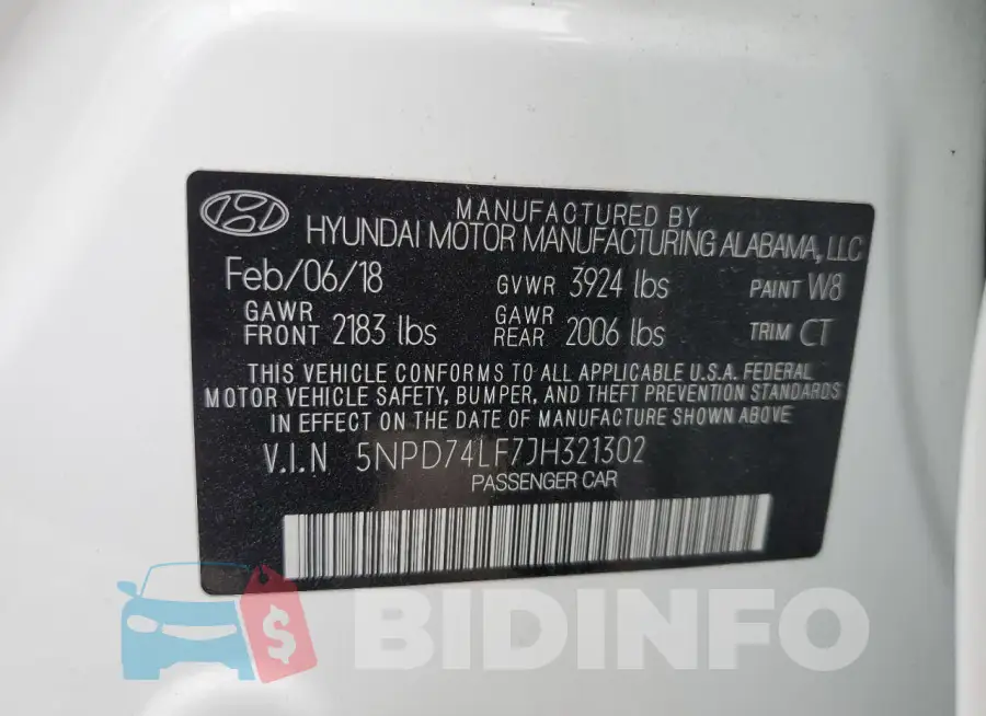 5NPD74LF7JH321302 Photo# 12