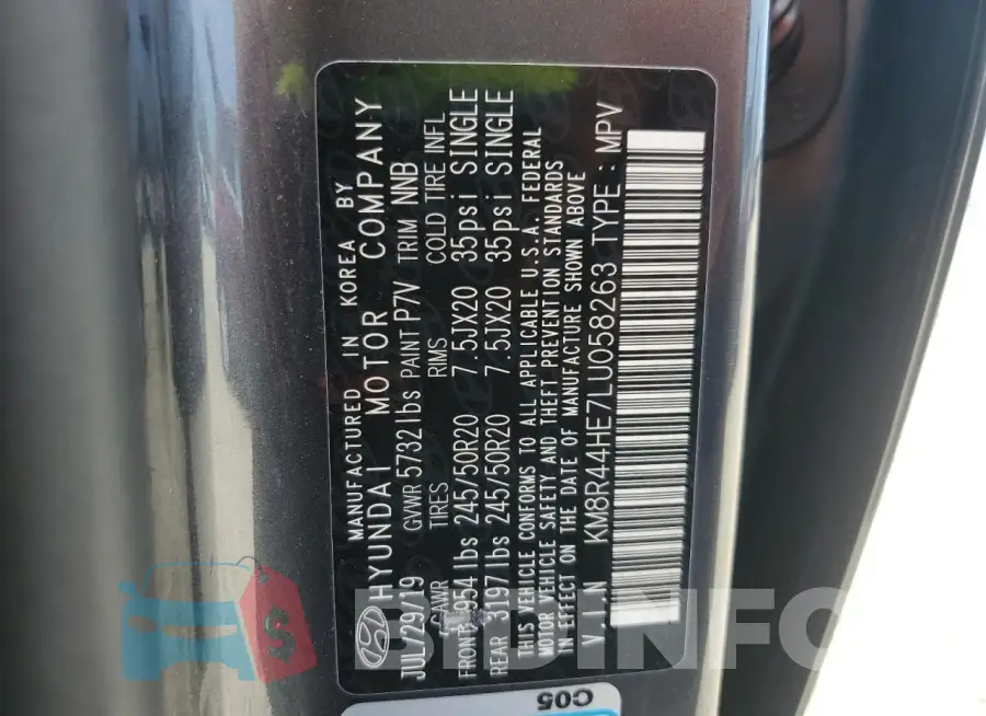 KM8R44HE7LU058263 Photo# 13