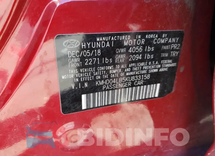 KMHD04LB5KU833158 Photo# 12