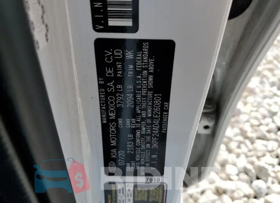 3KPF24AD4LE260801 Photo# 12